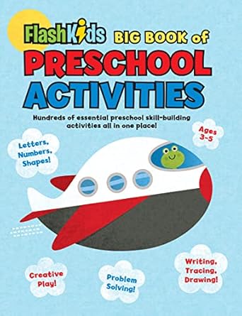 big book of preschool activities 1st edition flash kids editors 1411480627, 978-1411480629