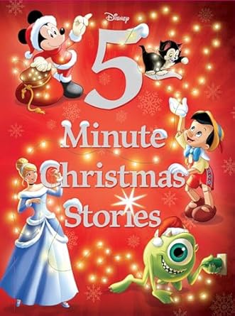 disney 5 minute christmas stories 1st edition disney books 148472741x, 978-1484727416