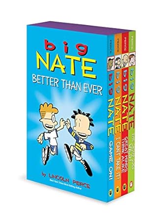 big nate better than ever big nate box set volume 6 9 1st edition lincoln peirce 152485512x, 978-1524855123