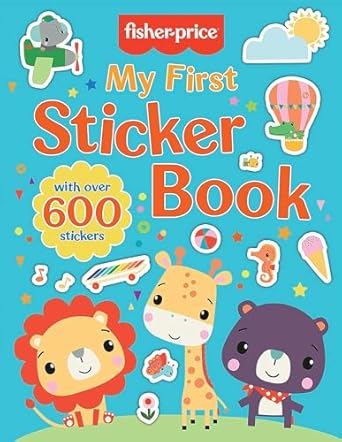 fisher price my first sticker book 1st edition michelle golden ,mattel 1683432118, 978-1683432111