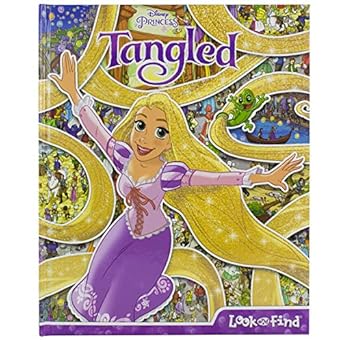 disney princess tangled look and find pi kids 1st edition editors of phoenix international publications ,art