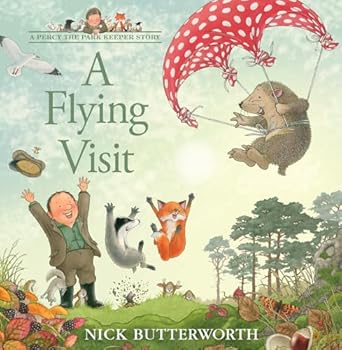 a flying visit a funny illustrated picture book for children from the creator of one snowy night 1st edition