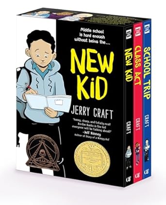 new kid 3 book box set a graphic novel collection new kid class act school trip 1st edition jerry craft