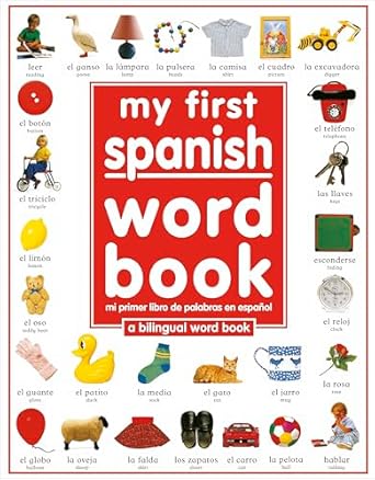 my 1st spanish word book / mi primer libro de palabras enespanol a bilingual word book 1st edition angela