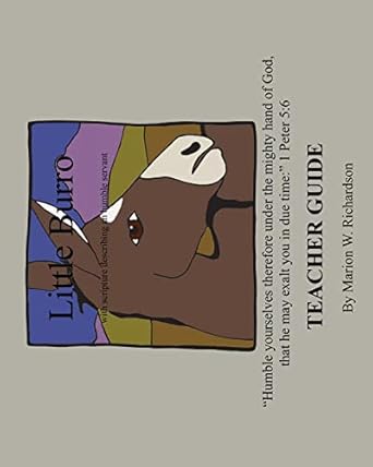 little burro teacher guide 1st edition marion w richardson 1516963822, 978-1516963829