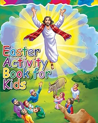 easter activity book for kids the story of easter bible coloring book with dot to dot maze and word search