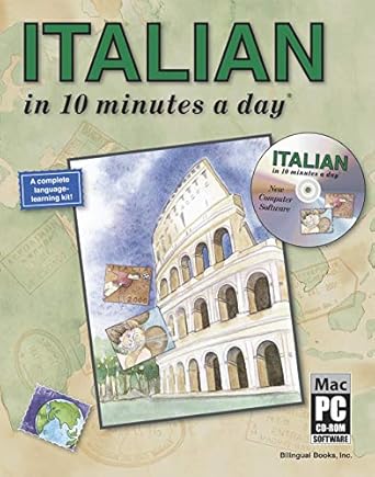 italian in 10 minutes a day with cd rom 1st edition kristine k kershul 1931873062, 978-1931873062