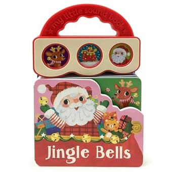 jingle bells 3 button sound christmas board book for babies and toddlers 1st edition holly berry byrd