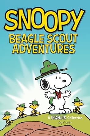 snoopy beagle scout adventures 1st edition charles m schulz 1524892378, 978-1524892371
