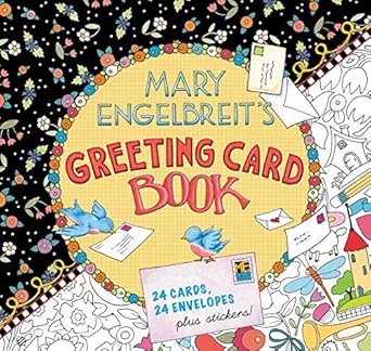 mary engelbreits greeting card book 24 cards 24 envelopes plus stickers 1st edition mary engelbreit
