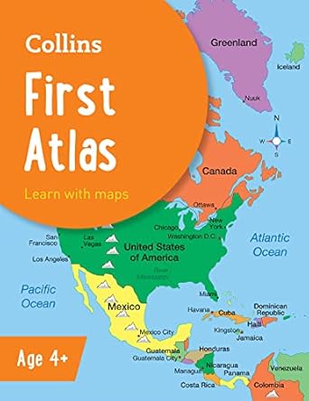 collins first atlas 1st edition collins kids 0008454868, 978-0008454869