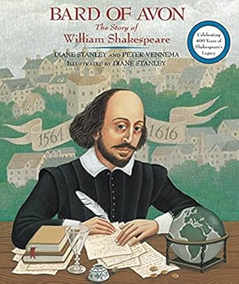 bard of avon the story of william shakespeare 1st edition diane stanley ,peter vennema 0062419250,