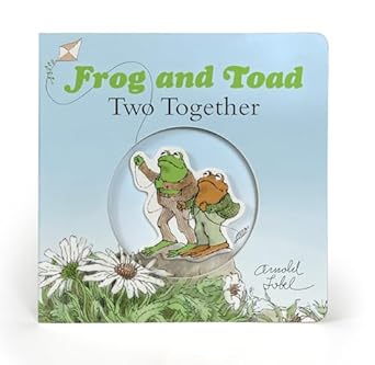 frog and toad two together original board book with cut out cover and raised element from the classic animal