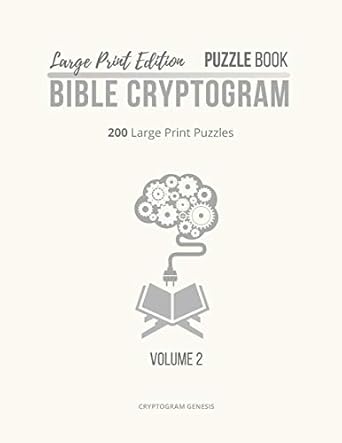 puzzle book 2 bible cryptogram large print christian cryptograms bible cryptograms cryptogram puzzle book