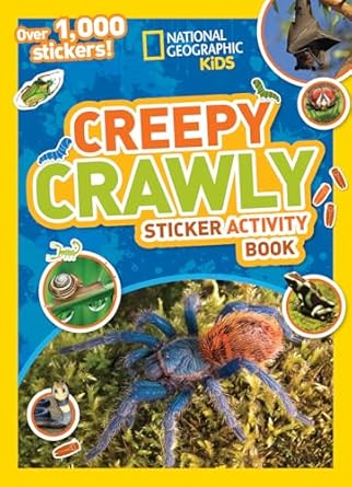 national geographic kids creepy crawly sticker activity book over 1 000 stickers 1st edition national