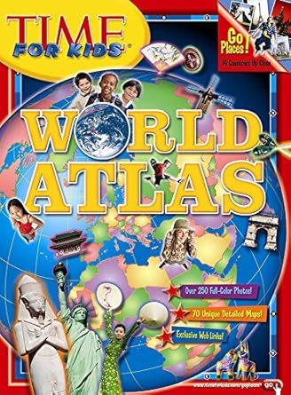 time for kids world atlas 1st edition editors of time for kids magazine 1933821949, 978-1933821948