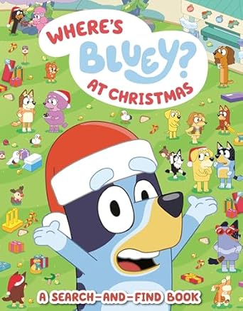 wheres bluey at christmas a search and find book 1st edition penguin young readers licenses 0593752988,
