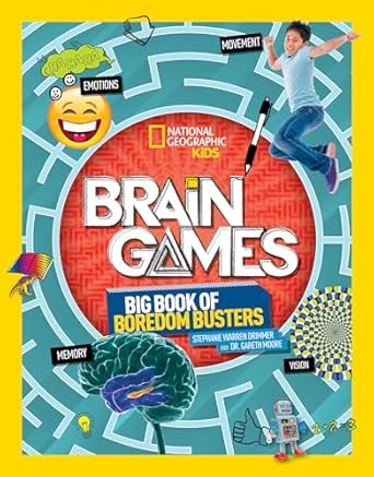 brain games big book of boredom busters 1st edition stephanie warren drimmer 1426330170, 978-1426330179