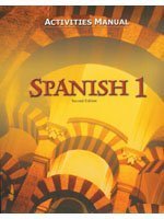 spanish 1 activities manual 1st edition bob jones university 1591661692, 978-1591661696