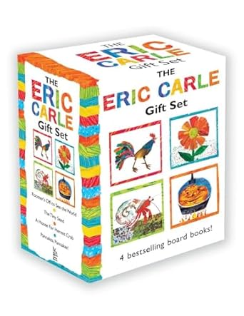 the eric carle gift set the tiny seed pancakes pancakes a house for hermit crab roosters off to see the world