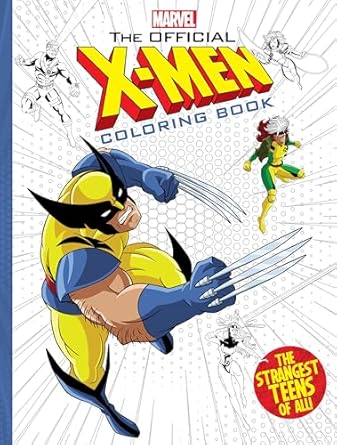 the official x men coloring book 1st edition scholastic 1546119965, 978-1546119968