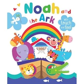 noah and the ark with touch and feel inspirational gift idea perfect for sunday school prizes christenings
