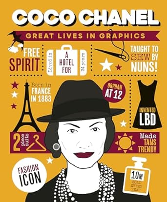 great lives in graphics coco chanel 1st edition button books 1787081389, 978-1787081383