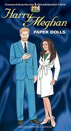 harry and meghan paper dolls 1st edition eileen rudisill miller 0486827682, 978-0486827681