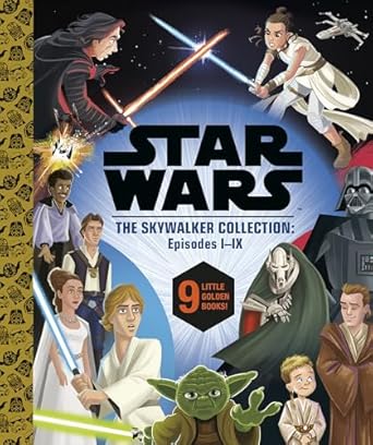 star wars episodes i ix a little golden book collection 1st edition golden books 0736441913, 978-0736441919