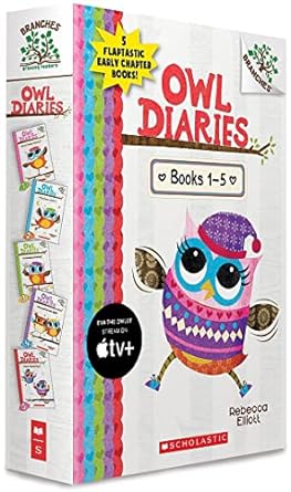 owl diaries books 1 5 a branches box set 1st edition rebecca elliott 1338144316, 978-1338144314