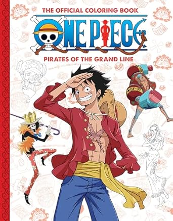 one piece official crew coloring collection pirates of the grand line 1st edition scholastic 1546138935,
