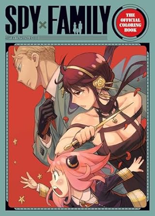 spy x family the official coloring book 1st edition tatsuya endo 1974751430, 978-1974751433