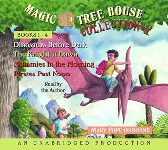 magic tree house collection volume 1 books 1 4 #1 dinosaurs before dark #2 the knight at dawn #3 mummies in