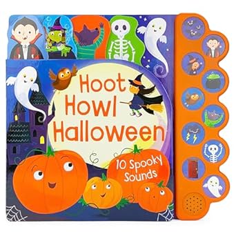 hoot howl halloween 10 button sound book for little trick or treaters 1st edition becky wilson ,cottage door
