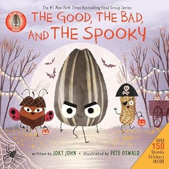 the bad seed presents the good the bad and the spooky over 150 spooky stickers inside a halloween book for