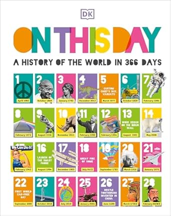 on this day a history of the world in 366 days 1st edition dk 0744029171, 978-0744029178
