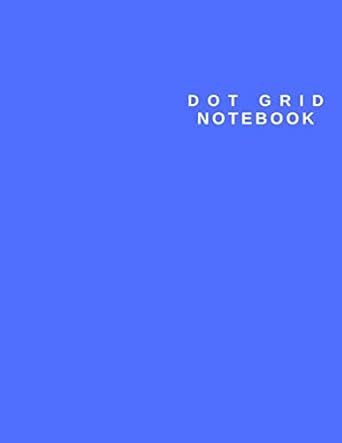 dot grid notebook large 106 dotted pages dotted notebook/journal with blue cover 1st edition classic design