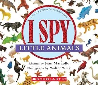 i spy little animals a book of picture riddles 1st edition jean marzollo ,walter wick 0590117114,