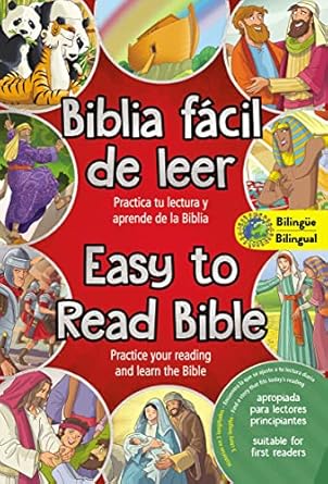 easy to read bible / la biblia facil de leer practice your reading and learn the bible 1st edition jacob vium