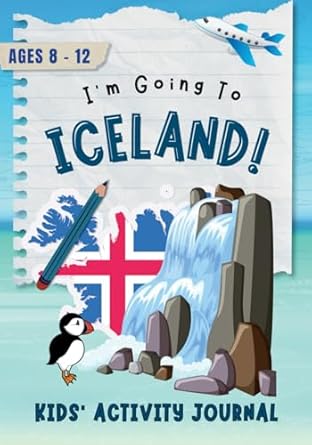 im going to iceland activity journal for kids ages 8 12 1st edition meonatrip 1068903945, 978-1068903946