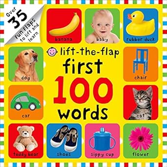 first 100 words lift the flap over 35 fun flaps to lift and learn 1st edition roger priddy 0312516894,