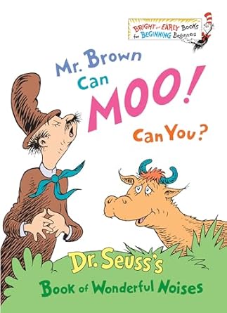 mr brown can moo can you 1st edition dr seuss 0394806220, 978-0394806228