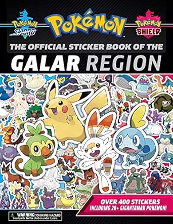 the official pokemon sticker book of the galar region 1st edition pikachu press 1604382082, 978-1604382082