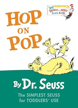 hop on pop the simplest seuss for younger use 1st edition dr seuss 0553496794, 978-0553496796
