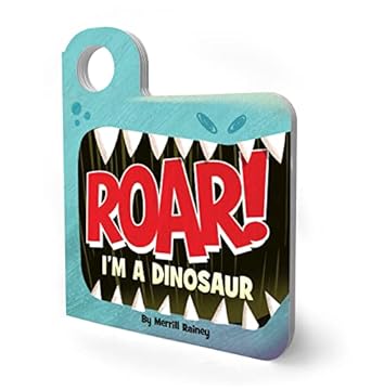 roar im a dinosaur an interactive mask board book with eyeholes 1st edition merrill rainey 0063092077,