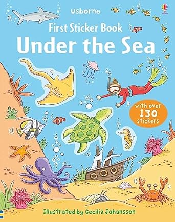 first sticker book under the sea 1st edition jessica greenwell ,cecilia johansson 1805318063, 978-1805318064