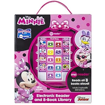 disney minnie mouse me reader electronic reader and 8 sound book library pi kids 1st edition pi kids