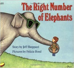 right number of elephants lb 1st edition sheppard j 0060256168, 978-0060256166