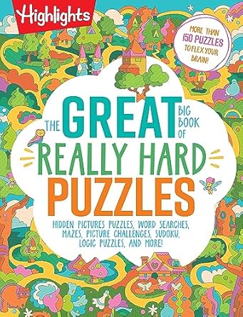 the great big book of really hard puzzles 1st edition highlights 1639620869, 978-1639620869