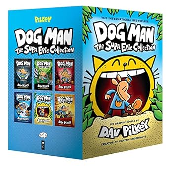 dog man the supa epic collection from the creator of captain underpants 1st edition dav pilkey 1338603345,